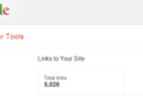 Which links do Google display with link query?